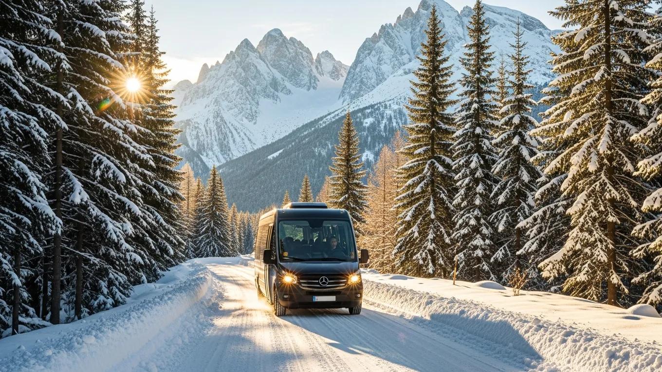 What is the best way to get a ski shuttle from Kamloops to Sun Peaks Resort?